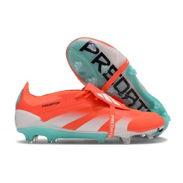 Zapatillas Para Futbol adidas Predator Elite Foldover Tongue FG Rojo Blanco Azul
